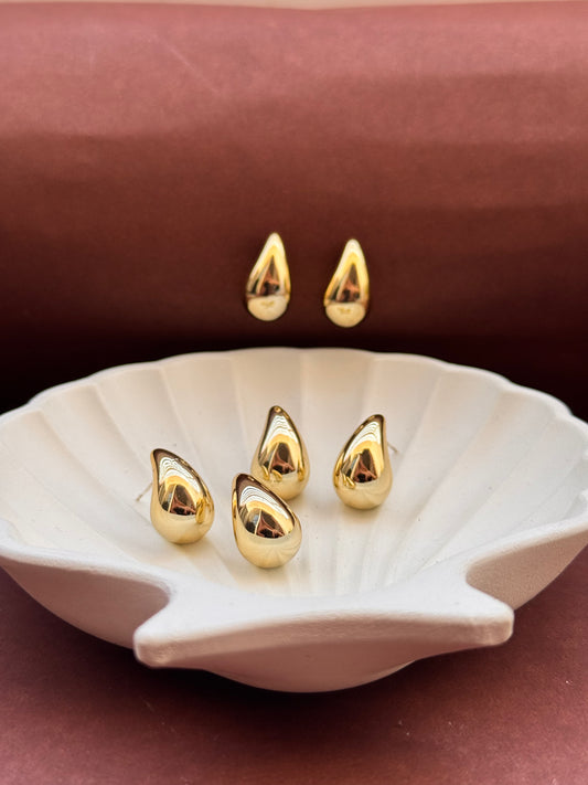 Anti Tarnish Teardrop earrings
