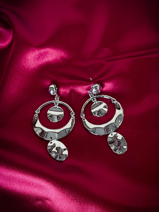 Vintage silver danglers